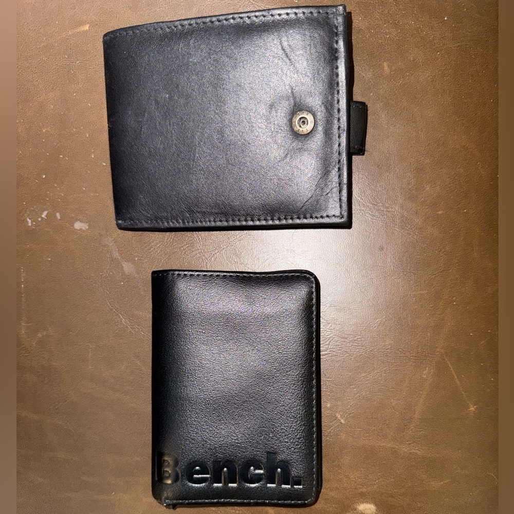 Bench Leather Wallet & Black Leather Wallet